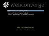 Webconverger boot options